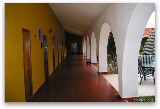 Hallway at La Pinta Fine Art Print