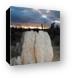 The boulders here had rough, sand blasted surfaces Canvas Print