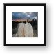 The boulders here had rough, sand blasted surfaces Framed Print
