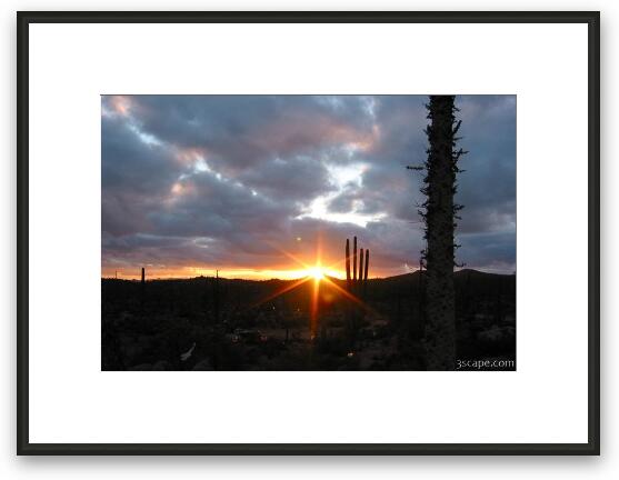 Sunset Framed Fine Art Print