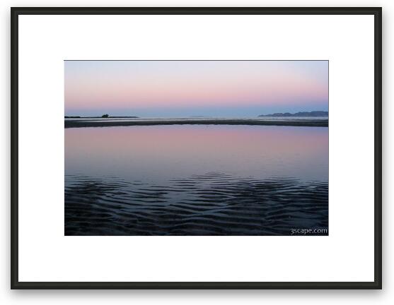 The Sea of Cortez at sunset Framed Fine Art Print