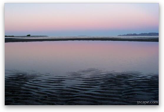 The Sea of Cortez at sunset Fine Art Metal Print