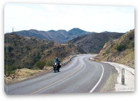 Back on the road, heading further south Fine Art Canvas Print