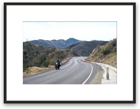 Back on the road, heading further south Framed Fine Art Print