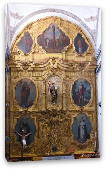 Mission de San Ignacio (altar) Fine Art Canvas Print