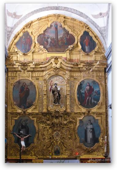 Mission de San Ignacio (altar) Fine Art Metal Print