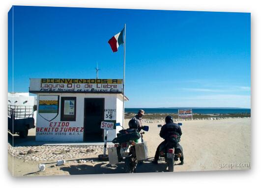 Laguna Ojo de Liebre Fine Art Canvas Print