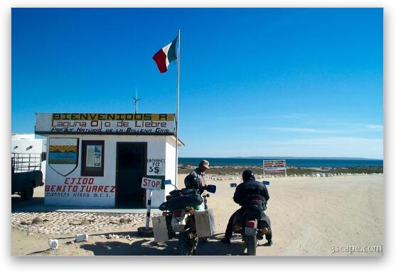 Laguna Ojo de Liebre Fine Art Metal Print