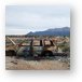 Rusted out car  Metal Print
