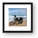 Virago 535s on a Pacific bluff Framed Print