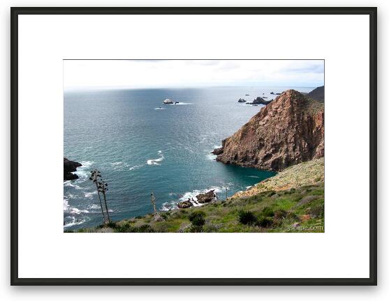 Back on the Pacific coast Framed Fine Art Print