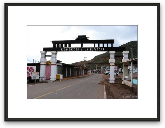 Gateway to La Bufadora Framed Fine Art Print