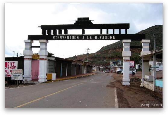 Gateway to La Bufadora Fine Art Metal Print