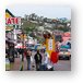 Back in Ensenada, in time for Marti Gras, but it rained. Metal Print