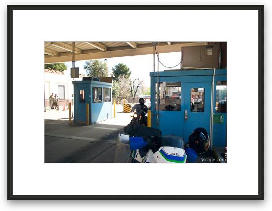 Tecate Mexico was our last stop before crossing back to USA Framed Fine Art Print