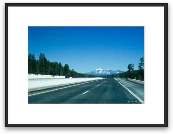 It snowed in AZ while we were gone!  Framed Fine Art Print