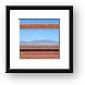Picture window at Meteor Crater Framed Print