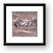 Mining equipment at the center of the crater Framed Print