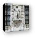 Wall sculpture on the Hofburg Canvas Print