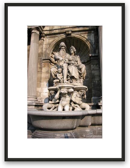 Fountain at the Hofburg Framed Fine Art Print