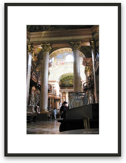 National Library at Hofburg Framed Fine Art Print