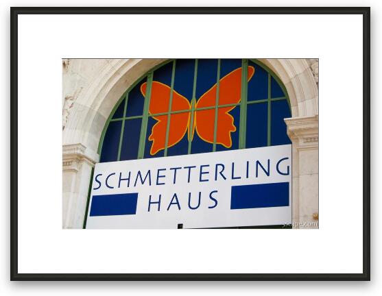 The Butterfly House at Hofburg Framed Fine Art Print