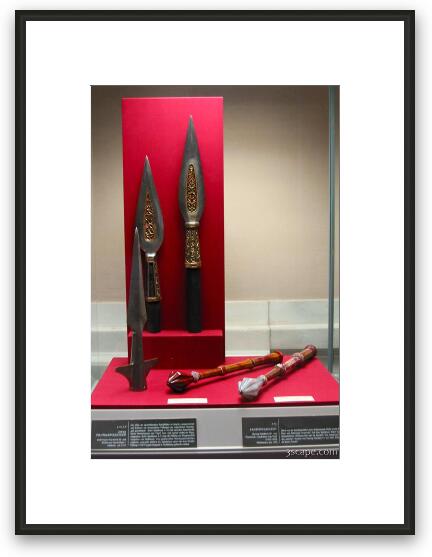 Weapons at Kunsthistorisches Museum Framed Fine Art Print