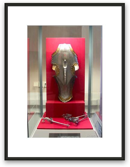 Horse Armor at Kunsthistorisches Museum Framed Fine Art Print