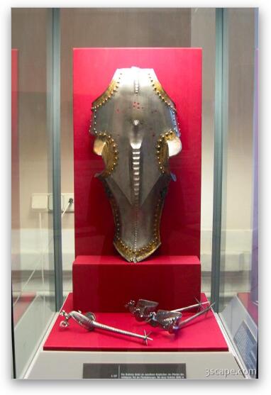 Horse Armor at Kunsthistorisches Museum Fine Art Metal Print