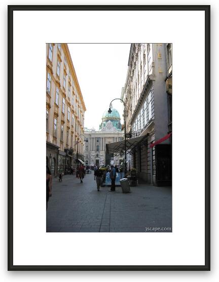 Vienna street Framed Fine Art Print