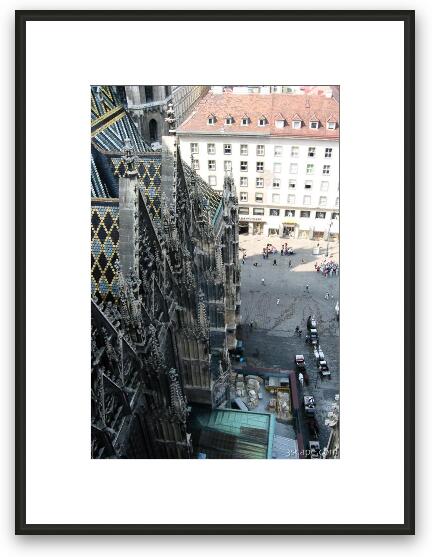 View from Stephansdom's Bell Tower Framed Fine Art Print
