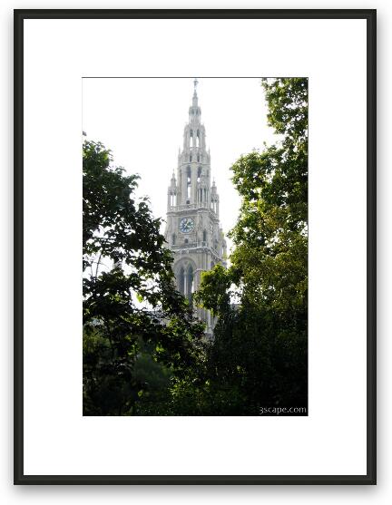 Tower of the Rathaus Framed Fine Art Print
