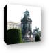 Courtyard statue at Museumsplatz (Maria Theresia) Canvas Print