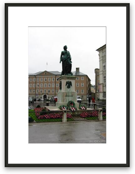 Statue of Mozart Framed Fine Art Print