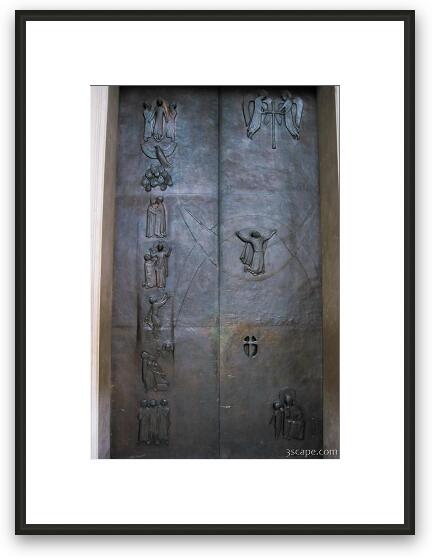 Doors to the Salzburg Cathedral Framed Fine Art Print
