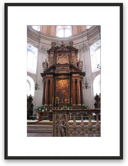 Salzburg Cathedral - High Altar Framed Fine Art Print