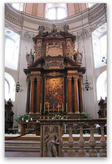 Salzburg Cathedral - High Altar Fine Art Print