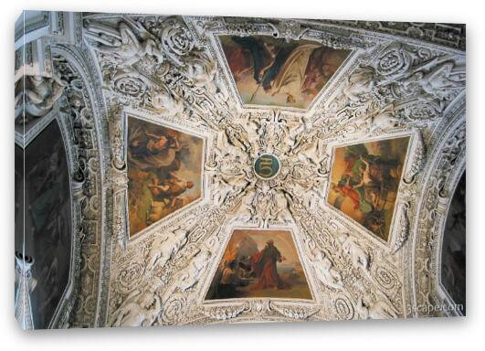 Salzburg Cathedral - Ceiling Fine Art Canvas Print