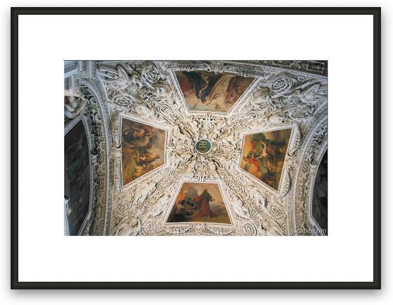 Salzburg Cathedral - Ceiling Framed Fine Art Print