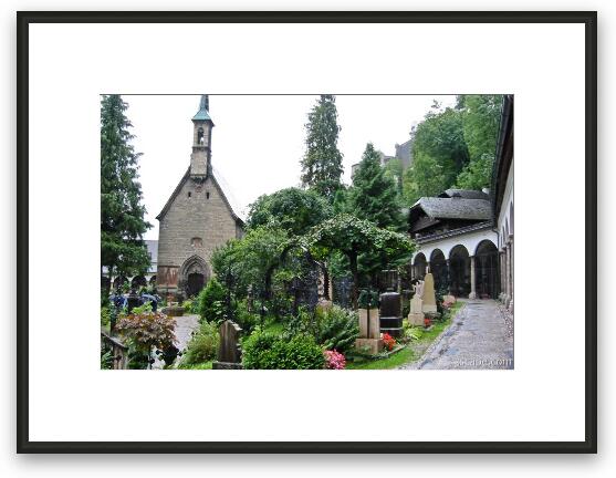 St. Peter's Abbey and Cemetery Framed Fine Art Print