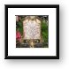 Tomb stone at St. Peter's Cemetery Framed Print