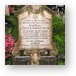Tomb stone at St. Peter's Cemetery Metal Print