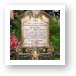 Tomb stone at St. Peter's Cemetery Art Print