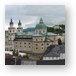 Panoramic view of Salzburg, Cathedral, St. Peter's Metal Print
