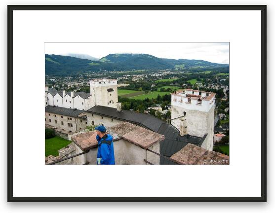 View from Hohensalzburg Fortress Framed Fine Art Print