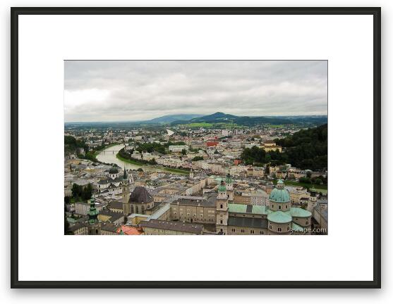 Salzburg from Hohensalzburg Framed Fine Art Print