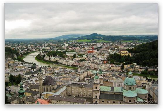 Salzburg from Hohensalzburg Fine Art Print