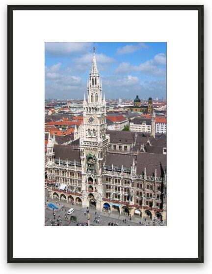 New Town Hall, Marienplatz Framed Fine Art Print