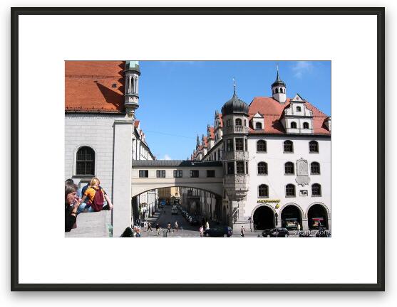 Munich streets Framed Fine Art Print