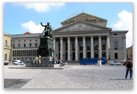 Max-Joseph Platz Fine Art Metal Print